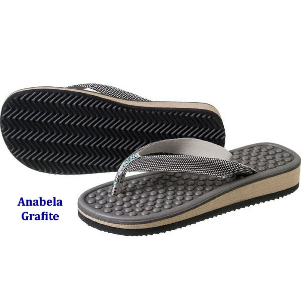 Chinelo Massageador Anabela Mundo Flex