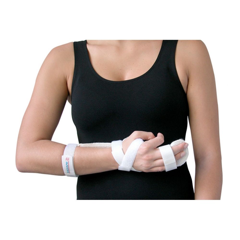 Tala de PVC Parcial para Punho e 3 Dedos