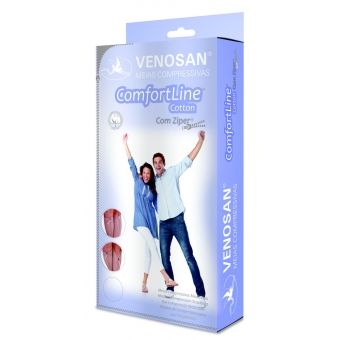 Meia Elástica Venosan com Zíper