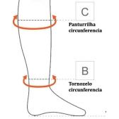 Meia Elástica 3/4 Selecta Juzo 5008 Algodão Longa