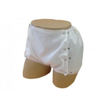 Calça Plástica Geriátrica Com Botões